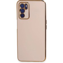 Oppo A16 Kılıf Volet Silikon - Pembe