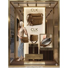 Sports 571 Collections Krinkıl Kumaş Kadın Kırmızı Çapraz Askılı Omuz Çantası