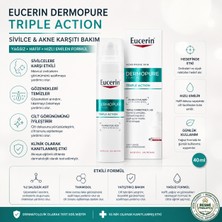 Eucerin Dermopure Klinik Üçlü Etkili Akne Karşıtı Düzeltici Sıvı 40 ml