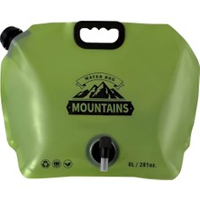 Markafox 8l Katlanabilir Su Kabı Musluklu Taşınabilir Kamp Su Bidonu Piknik Outdoor Su Tankı MKMP-0046