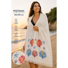 Mercan Home Organik Müslin Peş