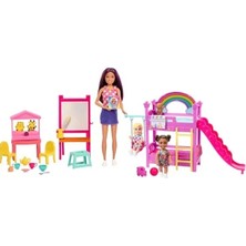 Calperia Barbie Bebek Bakıcılığı Seti: 3 Bebek ve 15 Aksesuar