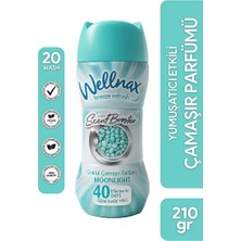 Wellnax Moonlight Çamaşır Parfümü 210 gr – Kalıcı Ferah Koku, Yumuşatıcı Etkili Koku Güçlendirici