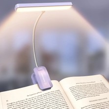 Glocusent 26 LED Kitap Okuma Işığı - 90 Saat Pil Ömrü, 5 Renk Sıcaklığı, Şarjlı