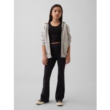 Gap Kız Çocuk Siyah Performans Flare Leggings Tayt