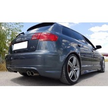 Tuning Vadisi Audi A3 8p Arka Tampon Ek 4 Kapı Uyumlu 2006-2012 Arası Boyasız