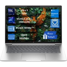 Hp Probook 4 G1I 64GB Ddr5 1tb SSD Intel® Core™ Ultra 5 225H Intel® Arc™ 130T Gpu 14" Wuxga (1920 x 1200), IPS 300 Nits Win 11 Home Taşınabilir Bilgisayar HD29QJETPCB08
