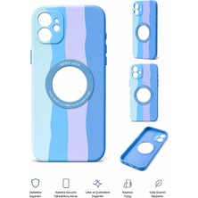 Akbix Accessory iPhone 11 Uyumlu Desenli Renkli Kılıf