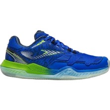 Joma TPOIS2604C Point Toprak Kort Erkek Tenis Ayakkabısı Mavi / Lime Yeşili