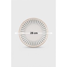 6'lı Venue Çukur Tabak 28CM Dijital Sierra Rinart