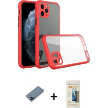 Pileli Store Pilelistore™ iPhone 11 Pro Max Kılıf Nova Asil Özel Seri - Siyah 6d Mat Seramik Hayalet Nano Ekran Koruyucu + Metal Kamera Lens Koruma Cam - Mı