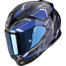 Scorpion Exo 491 Zumo Kapalı Motosiklet Kaskı Siyah  Mavi