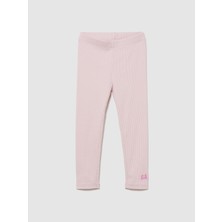 Gap Kız Bebek Açık Pembe Mix & Match Fitilli Tayt