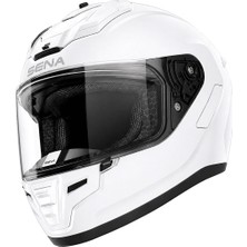Sena Phantom Interkom Hazırlıklı Motosiklet Kask Beyaz
