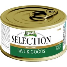 Jungle Selection Konserve 70 gr Kedi Maması Tavuklu *3'lü