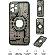 Akbix Accessory iPhone 11 Uyumlu Yeşil Şeffaf Renkli Kılıf