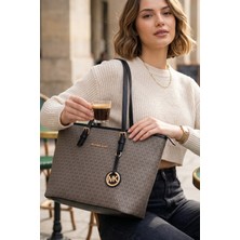 Vivazzaluxe Mix Model Deri Büyük Boy Kadın El, Kol, Omuz Çanta Suya Dayanıklı 44 x 25 cm