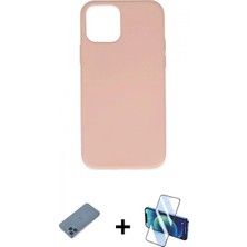 İlk El Grup Pilelistore™ iPhone 11 Pro Max Kılıf Ahenk Serisi - Siyah 3D Antistatik Cam Ekran Koruyucu + Shine Kamera Lens Koruma Cam - Mı