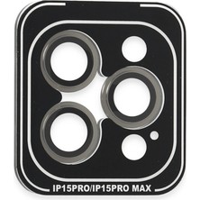 Die Grup Buğz Joko  Iphone 15 Pro Max Pvd Metal Kamera Lens - Gri