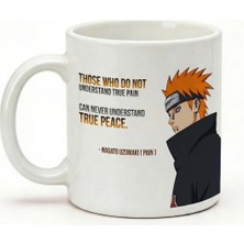 Desene Bak Naruto Pain Baskılı Seramik Hediye Kupa Bardak Anime