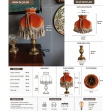 Betonique Stone Esterhomedecor Tek Adet Püsküllü Abajur
