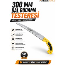 Freed Tools 300 mm Dal Budama Testeresi Bahçe Ağaç Kesme Testeresi El Testeresi Profesyonel