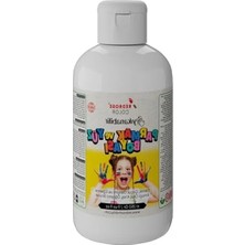 Calperia 250 gr Beyaz Parmak Boyası, Yaratıcı Sanat Aktiviteleri Için