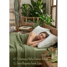 Vivesta Home Aloe Vera Yastık 50x70 Nefes Alabilen Terletmeyen Yumuşak Uyku Yastığı Anti Alerjik Aloe Vera Kumaş