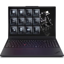 Lenovo Mws Thinkpad P16V Gen 3 Ultra 7-255H 16GB 1tb SSD 8 GB Rtx Pro 1000 Blackwell 16" Windows 11 Pro Taşınabilir Iş Istasyonu 21RS0006TX 002