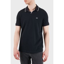Armani Exchange Logolu Pamuklu Regular Fit Polo Erkek Polo XM002401 AF10366 UB101