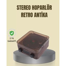 Nemere İthalat Saatli Gece Işıklı Hoparlör – Modern ve Vintage Tasarım Nemere Ithalat