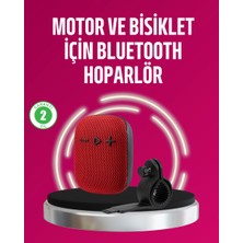 MarkEntegra Taşınabilir Bluetooth Hoparlör Suya Dayanıklı Kumaş Kaplama