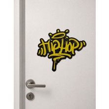 Orlyan Shop 3D Hip Hop Duvar Dekoru – Graffiti Tarzı Kapı & Duvar Süsü | Genç Odası Dekorasyonu 20CM