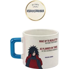 Desene Bak Uchiha Madara Baskılı Seramik Hediye Kupa Bardak Kişiye Özel Kişiselleştirilebilir Anime