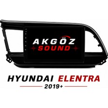 GÖZA-X Hyundaı Elentra 2019+ Multimedya Çerçevesi 9 Inç Soketleri Içinde