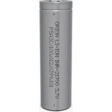 Orion 21700 3.7V 5000mAh Şarj Edilebilir Li-Ion Pil Yüksek Performanslı Enerji Deposu