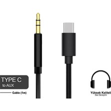 Ferro JH-024 IPhone 15 - 16 Uyumlu 3mm & Type-C  Aux Kablosu