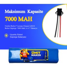 Ümit Maker Neabot Robot Vacuum Cleaner L8850 Robot Süpürge 7000 Mah 14.4 V Batarya – Orjinal Uyumlu Uzun Ömürlü, Yüksek Performans Pil