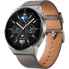Huawei Watch Gt 3 Pro 46 mm Akıllı Saat, Titanyum Kasa, Safir Kristal, Dalış Modu, Uzun Pil Ömrü, Kablosuz Şarj, Kalp Atış Hızı ve Spo2 Izleme, 30 Ay Garanti, Gri