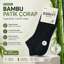 Qulat Erkek Bambu Patik Çorap Tekli – Yumuşak & Dayanıklı