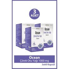 Ocean Çörek Otu Yağı 1000 Mg 60 Kapsül 3 Adet