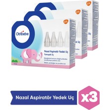 Otribebe Nazal Aspiratör Yedek Ucu 10'lu 3 Adet