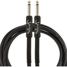 Aesco Professional Series Gitar Enstrüman Kablosu, 4,5 M, Düz/düz, Siyah