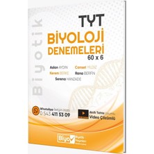 Parlayan Projeler Biyotik Tyt Biyoloji Soru Bankası 60 x 6 Denemeleri Üniversite Hazırlık