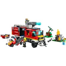 Aesco Lego® City Itfaiye Komuta Kamyonu 60374-7 Yaş ve Üzeri Çocuklar Için Insansız Kara ve Hava Araçları Içeren Oyuncak Yapım Seti (502 Parça)