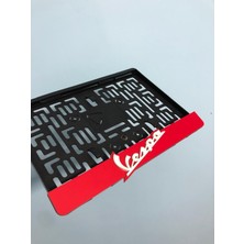 3A Dijital 3ADİJİTAL Kırmızı Vespa Motor Plakalığı