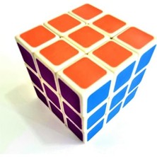Aesco 3x3 Klasik Zeka Küpü, Renkli, Yapboz Oyunu