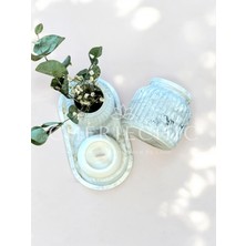 CHERIECHIC Home Büyük Bohem Vazo | Dekor Obje | Mermer (Gri)
