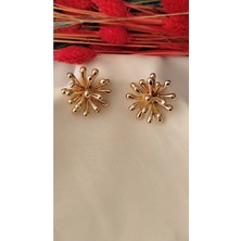 İpar Aksesuar Hawai Metal Gold Küpe