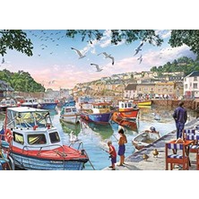 Aesco Art Puzzle Limandaki Küçük Balıkçılar 1000 Parça Puzzle